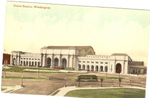 New Union Station Washington DC vintage postcard