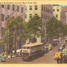 Fifth Avenue Rockefeller Center NYC vintage postcard 5th