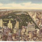 Rockefeller Center RCA Building NYC Central Park vintage postcard