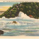 Big Wave Whirlpool Rapids Niagara Falls Vintage Postcard