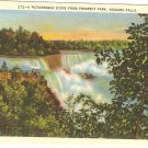 Picturesque Scene Prospect Park Niagara Falls Vintage Postcard