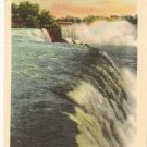 Brink of American Falls, Niagara Falls Vintage Postcard