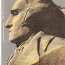 George Washington Mt Rushmore Memorial Black Hills South Dakota vintage postcard