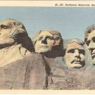 Mt Rushmore Memorial Black Hills South Dakota vintage postcard 49