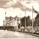 Flughafen Frankfurt Main rppc vintage postcard