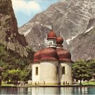 Konigssee Lake of St Bartholomew Germany vintage postcard