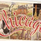 Greetings Chicago Miracle City of the Age vintage postcard