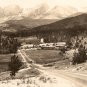Vista of Range and Village Thompson Canon Highway vintage postcard 1948
