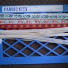 Vintage Fabric Ribbon Trim 4 designs sewing notion lace