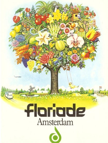 Floriade Amsterdam Holland 1982 Netherlands postcard