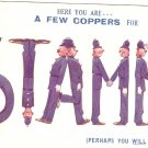 A few Coppers for Stamps vintage postcard Art Comics Bamforth