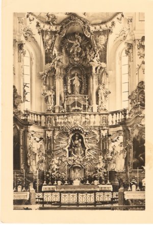Andechs Cloister Germany vintage postcard