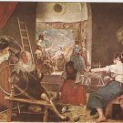 Museo del Prado Spain Women Spinners Velazquez vintage postcard