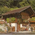 Berner Oberland Switzerland vintage postcard