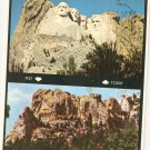 Mount Rushmore Black Hills South Dakota SD vintage postcard