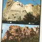 Mount Rushmore Black Hills South Dakota SD vintage postcard