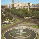 Neptuno Fountain Madrid Spain Neptune vintage postcard