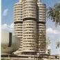 BMW Administration Building Munich 2002tii Germany vintage postcard