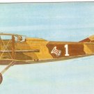Spad 13 French WWI fighter plane Boom Restaurant San Diego postcard