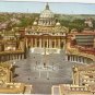 Roma Rome Italy St Peter Square Saint vintage postcard