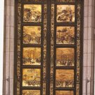 Grace Cathedral San Francisco CA Ghiberti Doors vintage postcard