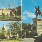 Fort Riley Kansas Santa Fe Trail vintage postcard