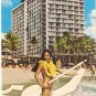 Outrigger Hotel beach Waikiki Honolulu Hawaii postcard