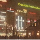 Frankfurt Germany at Night Hauptwache  vintage postcard