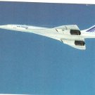 Concorde Air France delta-wing jetliner vintage postcard