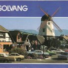 Solvang Alisal Windmill Danish town California vintage postcard