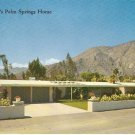 Alan Ladd Palm Springs Home California San Jacinto Mts vintage postcard