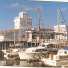 Grotto Restaurant Oakland California pier boats vintage postcard