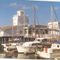 Grotto Restaurant Oakland California pier boats vintage postcard