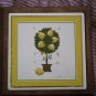 Vintage Georges Briard Trivet Woodland Wood Tile Lemon Tree