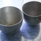 Lot 2 Kirk Stieff Pewter Cups Thomas Jefferson Memorial Monticello P50