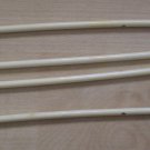 Double Point Knitting Needles 7" - Size 6 4 Plastic White Vintage