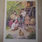 A Family Far Away Providence Lithograph 1956 Margaret Ayer print