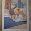 A Prayer at Bedtime Providence Lithograph 1958 Ryan print