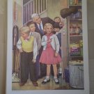 Grown-Up Helpers in Church Providence Lithograph 1957 Handsaker print