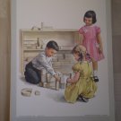 Helping Newcomers Feel At Home Providence Lithograph 1960 Handsaker