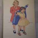 Helping Others Providence Lithograph Vintage Handsaker
