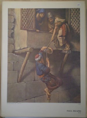 Paul Escapes Providence Lithograph 1959 Copping Print Vintage