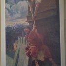 Paul's Escape Providence Lithograph T Nelson & Sons Print Vintage