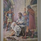 Peter in Prison Providence Lithograph Luhrs Print 1956