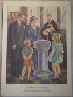 Thank You God Providence Lithograph Vintage Pointer Print