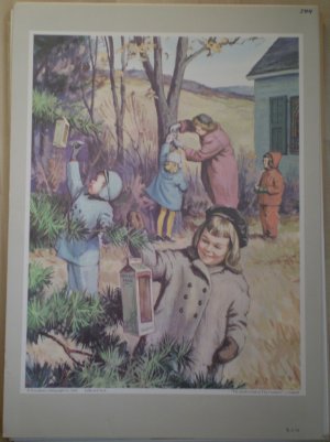 The Earth Is Full of Thy Creatures Providence Lithograph 1962 Caddell print