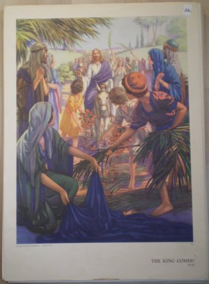 The King Comes Providence Lithograph Vintage Hall print