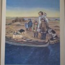 Thinking of Friends Far Away Providence Lithograph Vintage MacKnight print