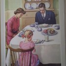 We Give Thanks To Thee Providence Lithograph Vintage Handsaker Print