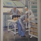 Working For Us Providence Lithograph Vintage Handsaker Print